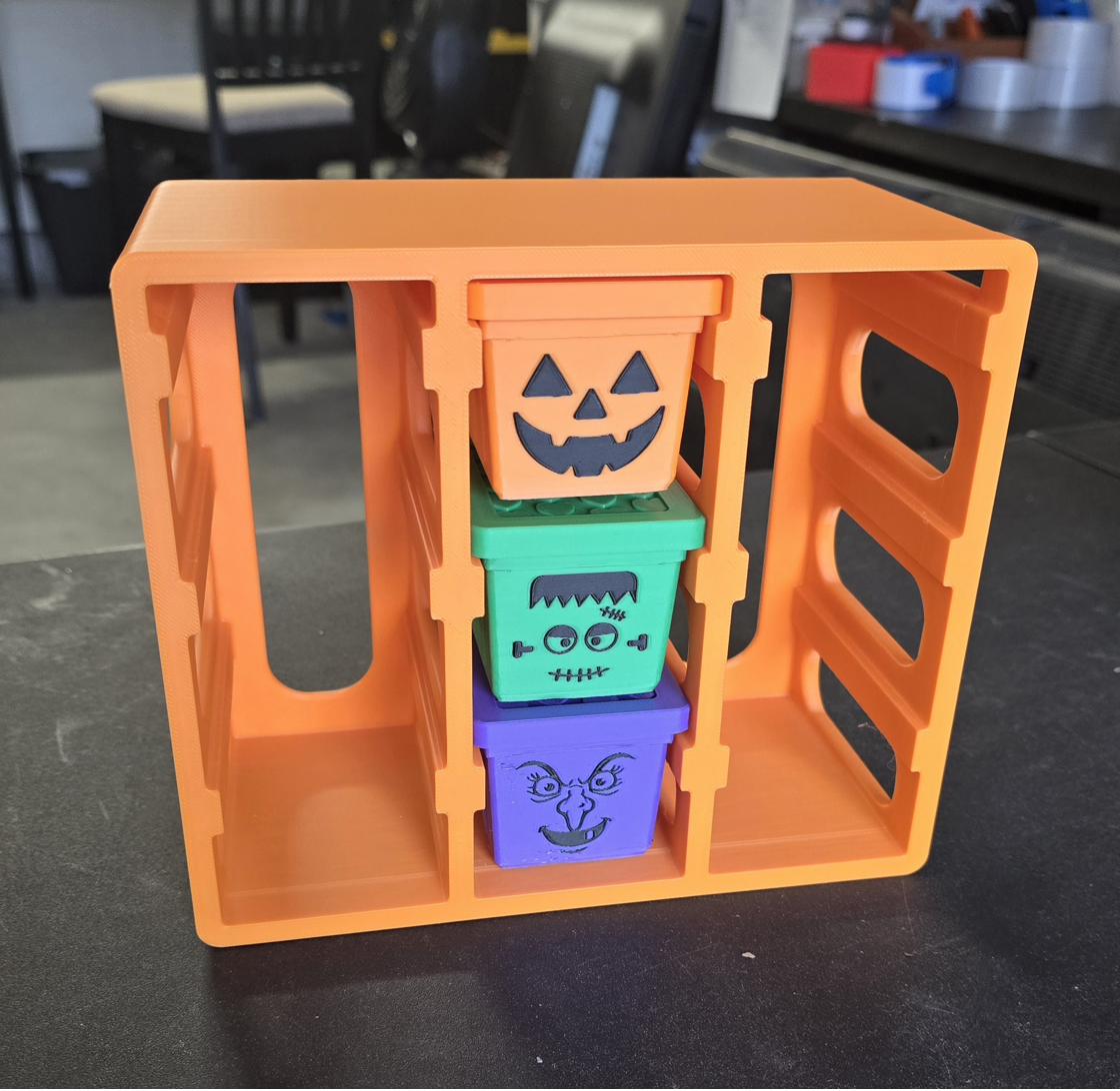 XYZ 3D Halloween Mini Tote FULL SET - 9 Design STL/3MF Bundle