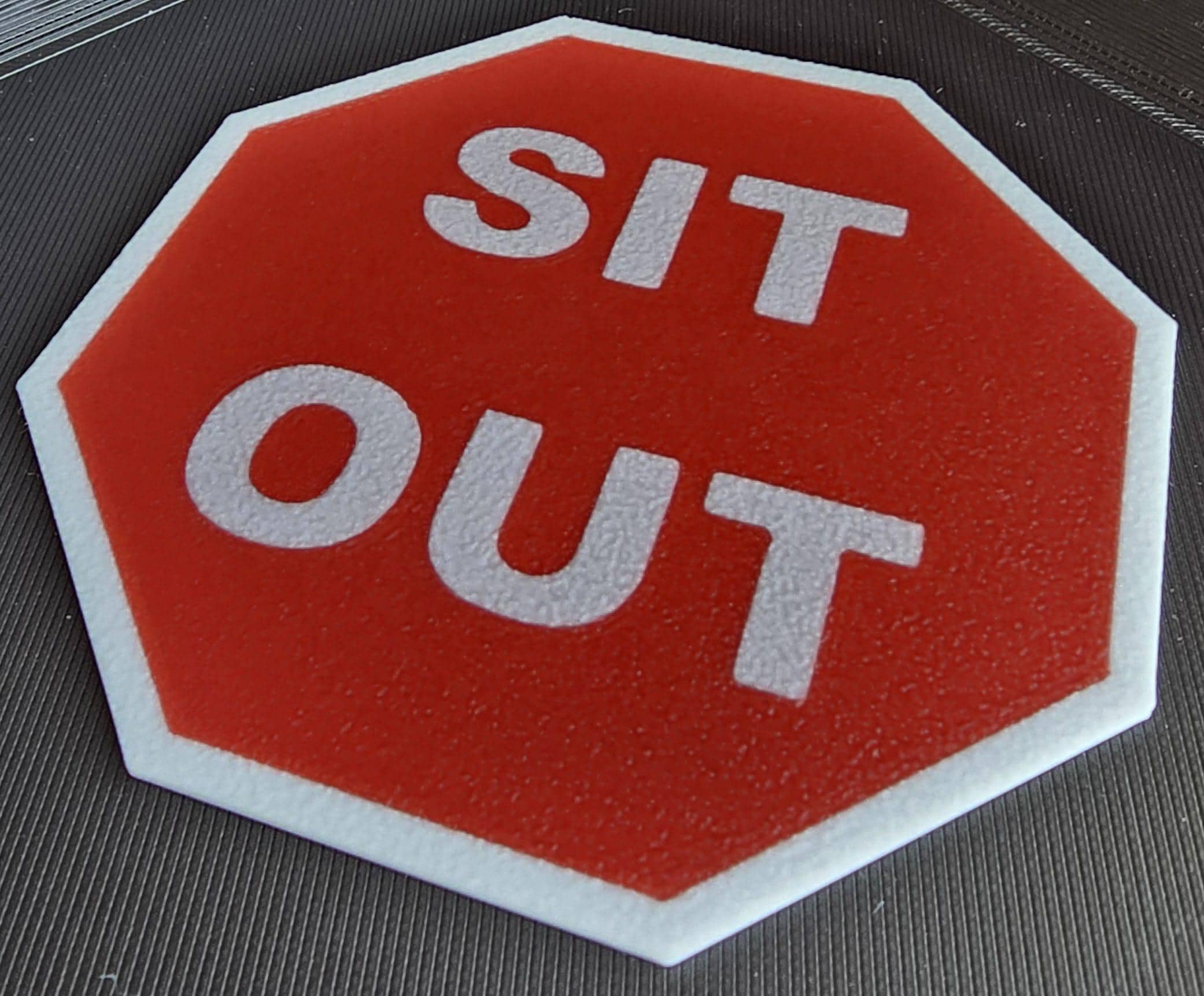Set of 3 Poker Mix Game Sit Out Buttons