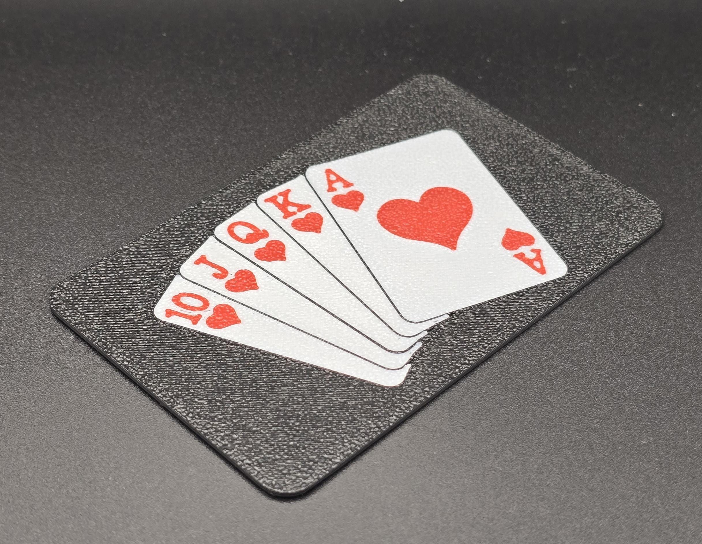 Royal Flush Poker Dealer Cut Card