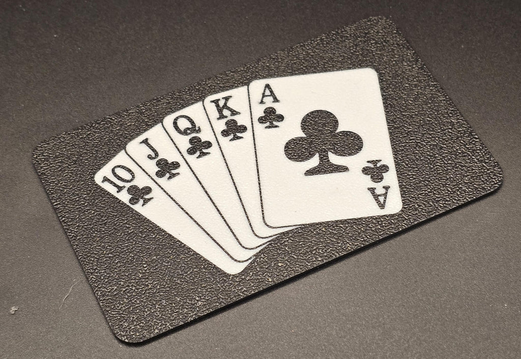 Royal Flush Poker Dealer Cut Card