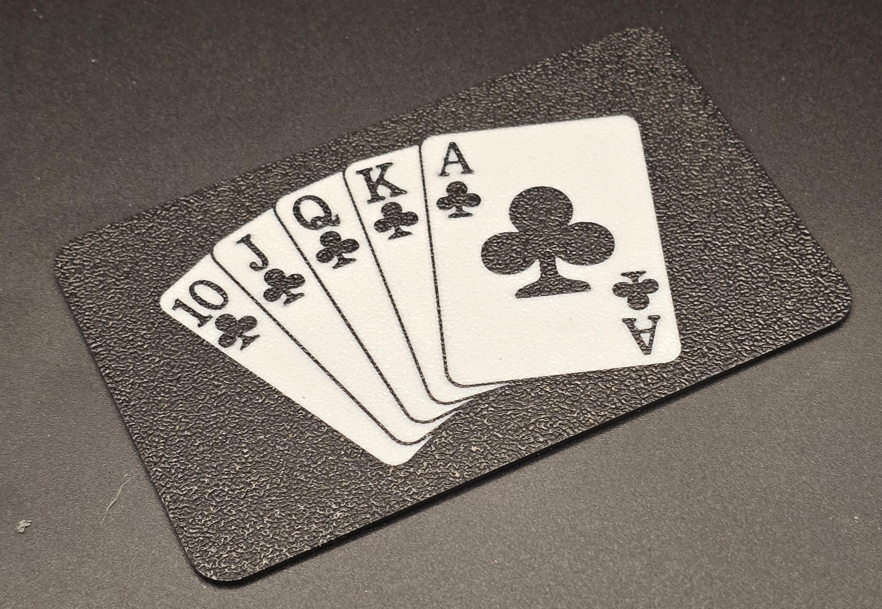 Royal Flush Poker Dealer Cut Card