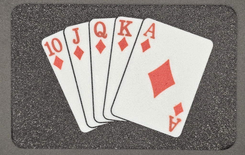 Royal Flush Poker Dealer Cut Card