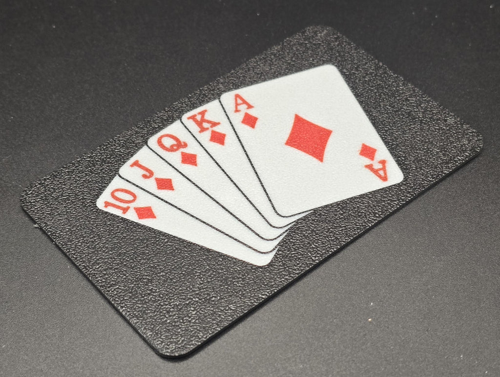 Royal Flush Poker Dealer Cut Card