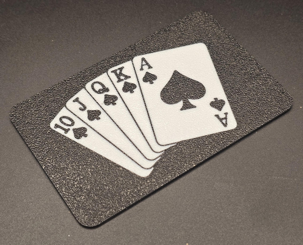 Royal Flush Poker Dealer Cut Card