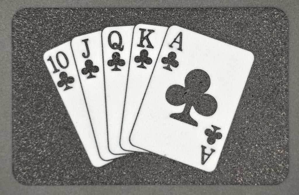 Royal Flush Poker Dealer Cut Card