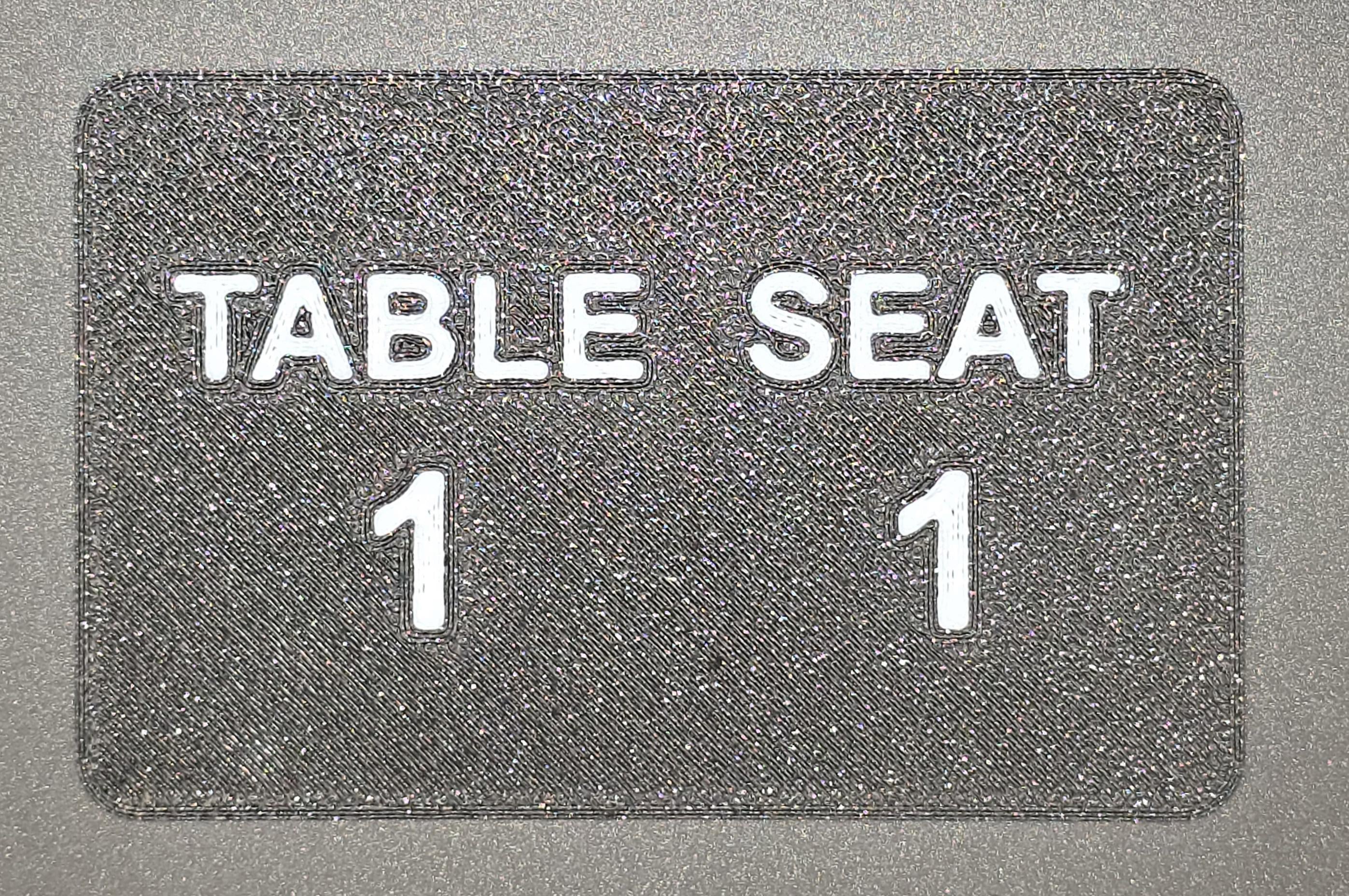 Poker Seat Cards | 3D Printed Player Position Markers