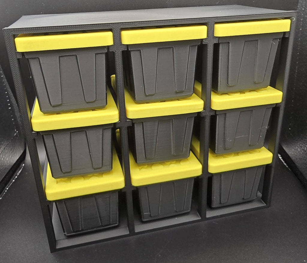 9 Mini Totes and Rack Set (Custom Colors available)
