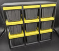 9 Mini Totes and Rack Set (Custom Colors available)