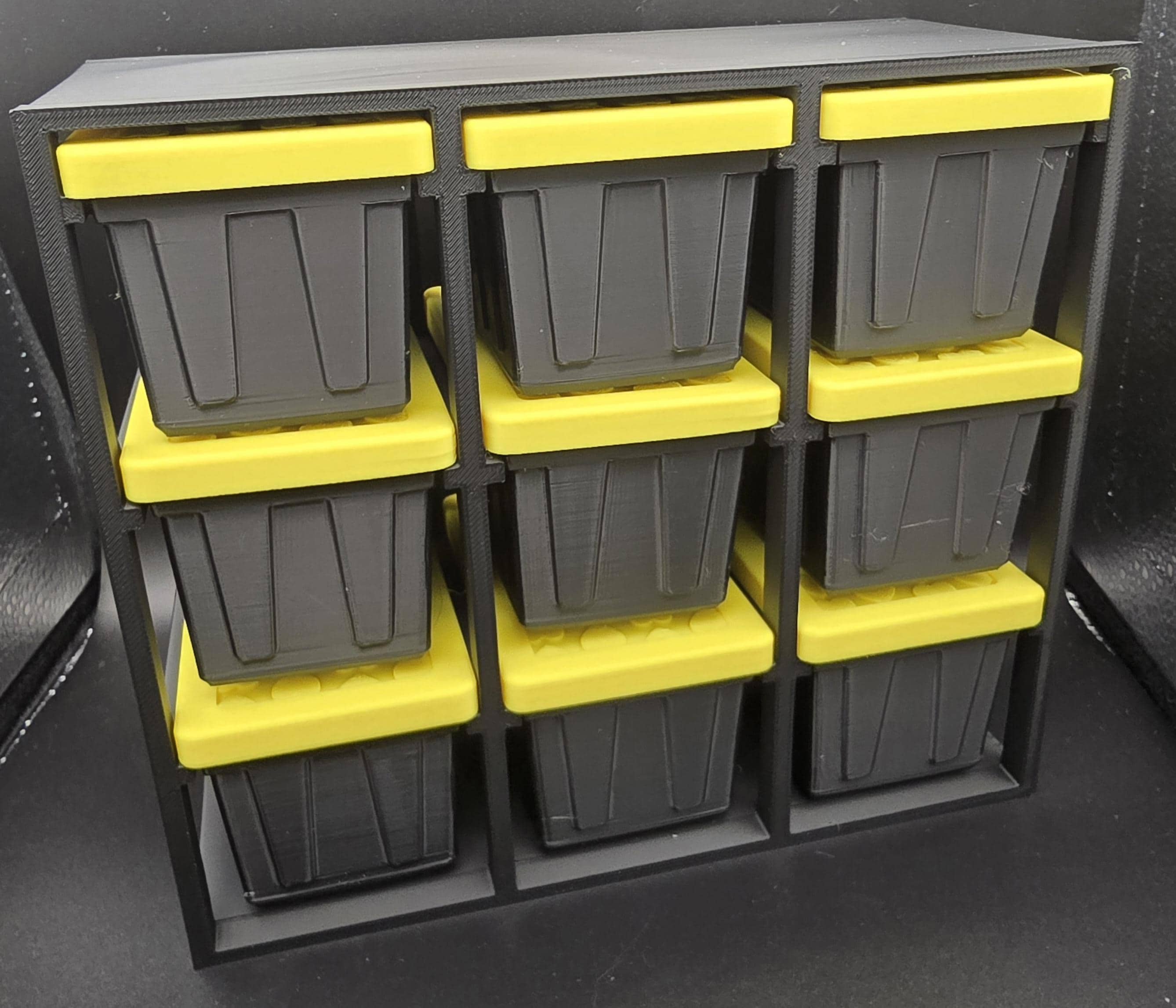 9 Mini Totes and Rack Set (Custom Colors available)