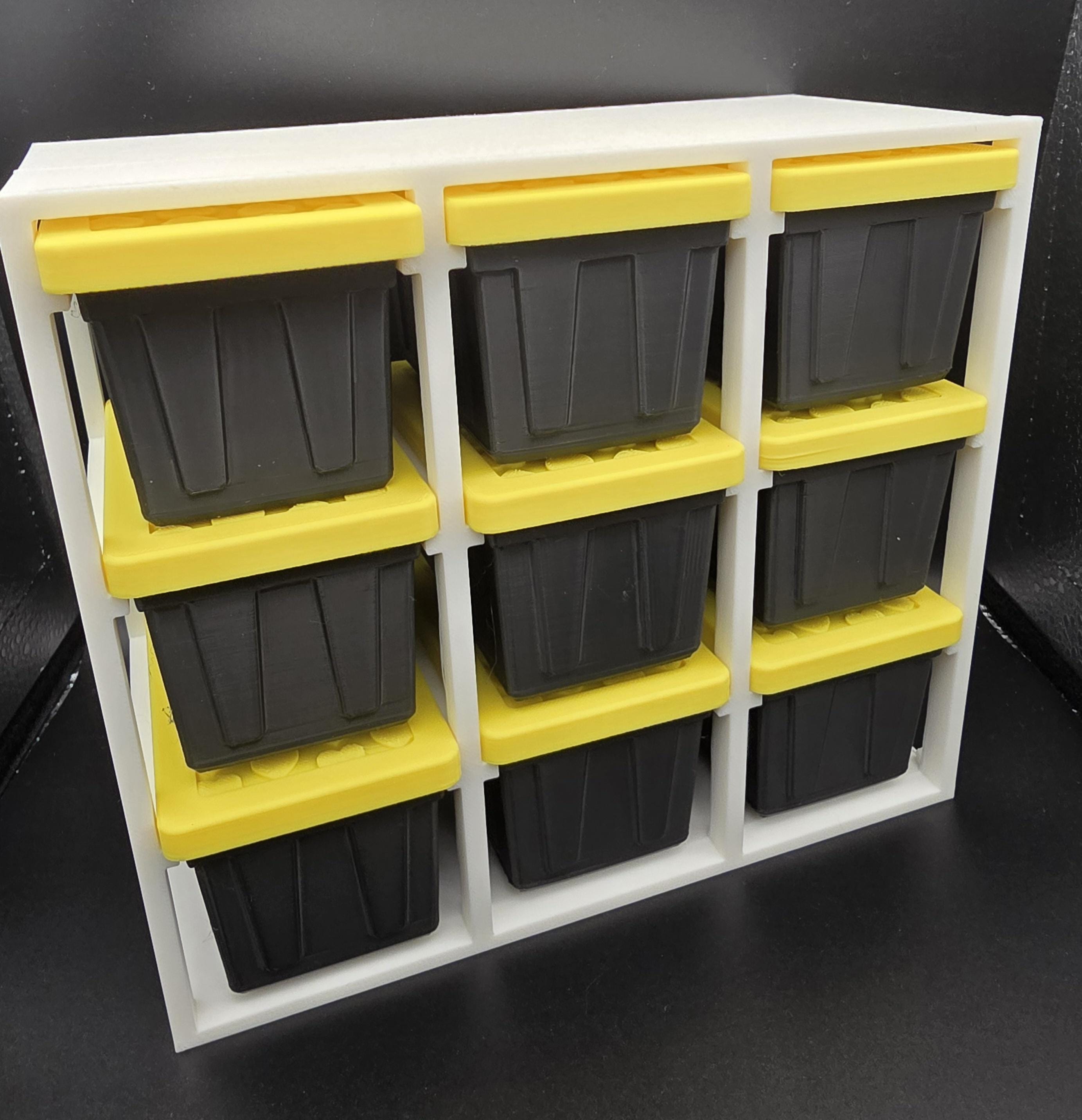 9 Mini Totes and Rack Set (Custom Colors available)