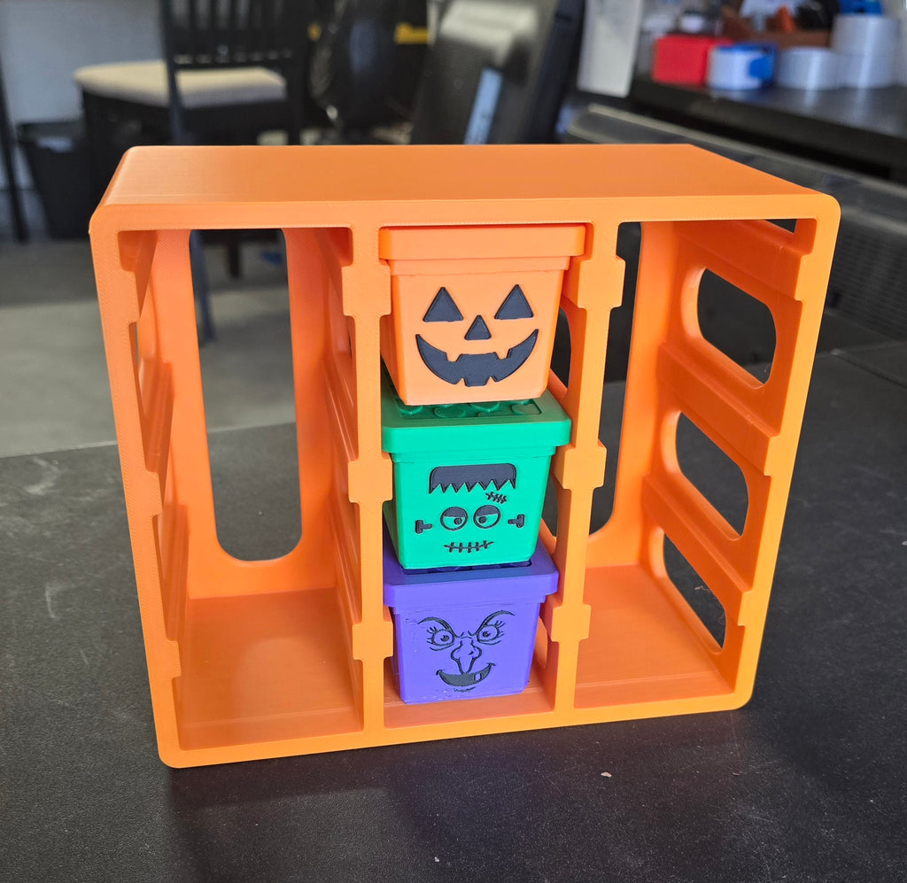 XYZ 3D Halloween Mini Tote - Witch Design lifestyle photo on rack